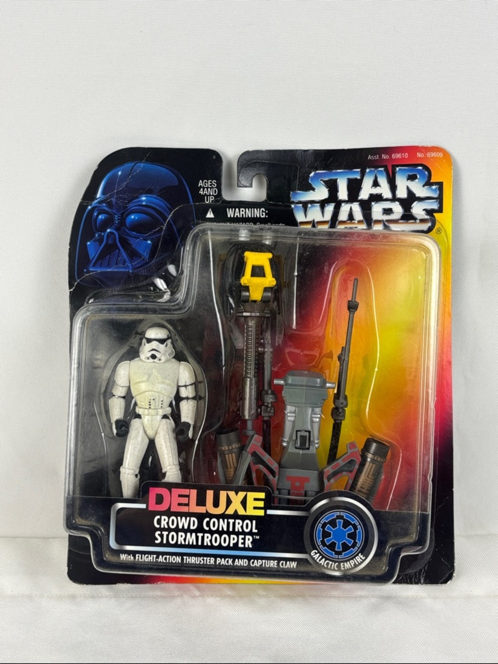 Kenner Star Wars Power Of The Force Deluxe Crowd Control Stormtrooper NEW